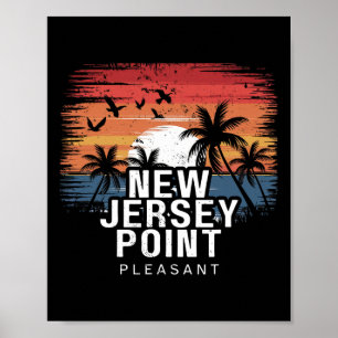 Poster Nova Jersey Point Pleasant Surfe Surfista