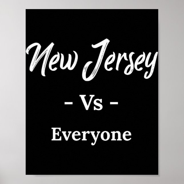 Poster Nova Jersey Vs Todos  (Frente)