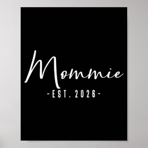 Poster Nova Mamãe Est Anúncio de Bebê Mamãe