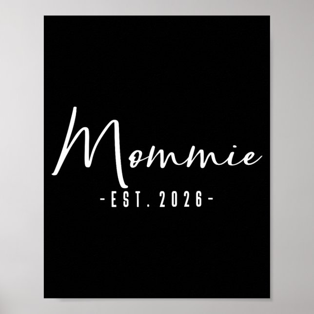 Poster Nova Mamãe Est Anúncio de Bebê Mamãe (Frente)