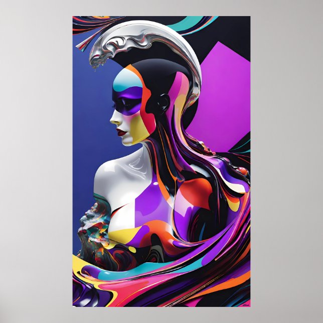 Poster Nova Onda Punk Surf - Ken Gage Art (Frente)