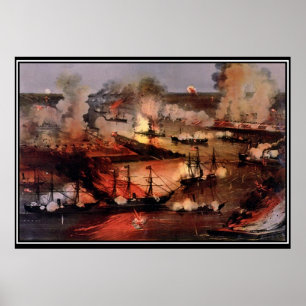 Poster Nova Orleans 1862 Guerra Civil Americana