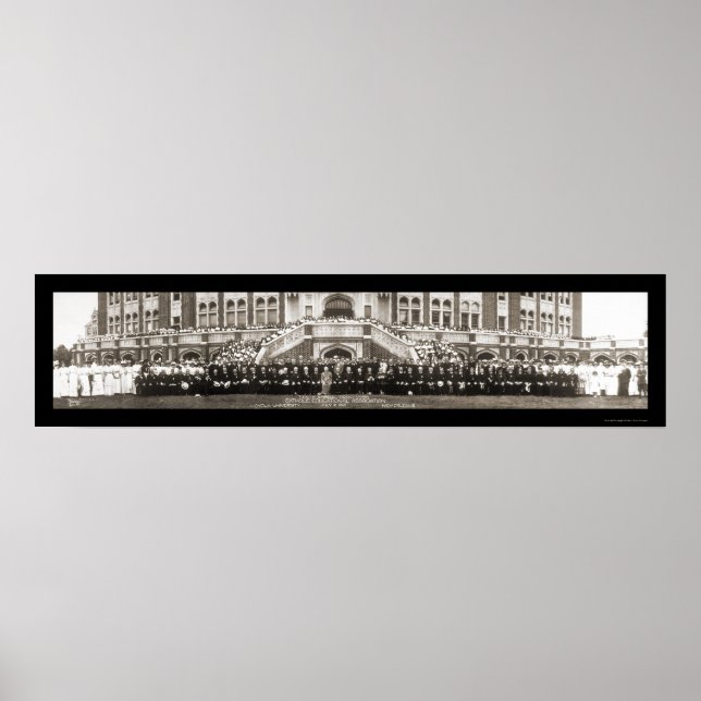 Poster Nova Orleans LA Loyola Foto 1913 (Frente)