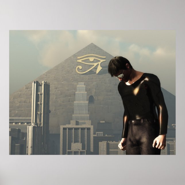 Pôster Nova paisagem urbana de encomenda mundial (Frente)