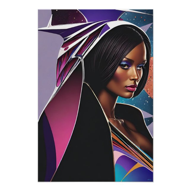 Pôster Nova Princesa Interdimensional - Ken Gage Art (Frente)