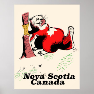 Poster Nova Scotia Canadá