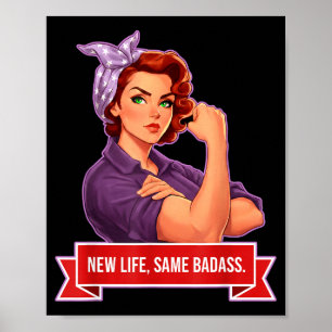 Poster Nova Vida Mesma Garota Empoderamento Feminino