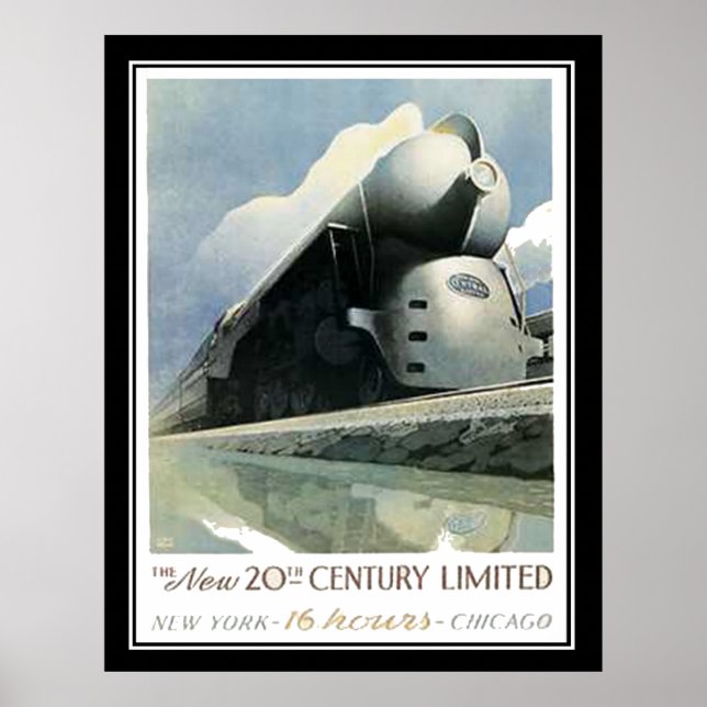 Pôster Nova York-Chicago em 16 Horas!!!! (Frente)