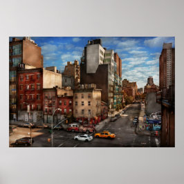 Poster Nova York - Cidade - O canto da 10th Ave & W 18th