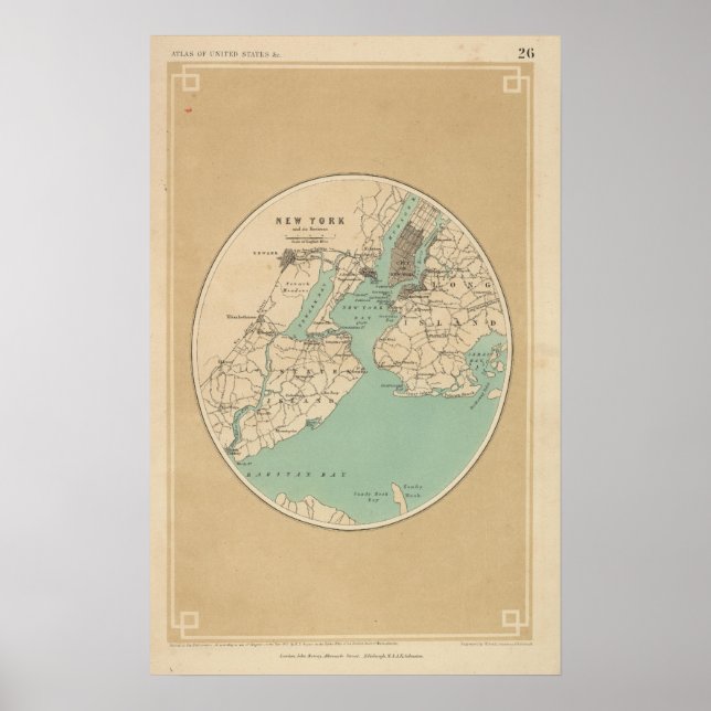 Pôster Nova York e seus Ambientes (Frente)