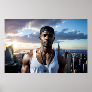 Poster Nova York - Estrela do Rap