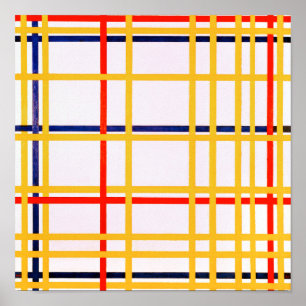 Poster Nova York I Piet Mondrian