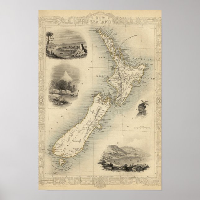 Pôster Nova Zelândia 3 (Frente)