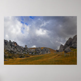 Poster Nova Zelândia: Castle Hill
