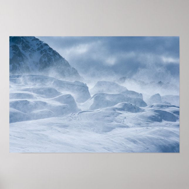 Pôster Nova Zelândia, Ilha Sul, Arrowsmith Range. (Frente)