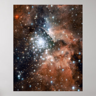 Pôster Novas estrelas na NGC 3603 16x20 (16x20)