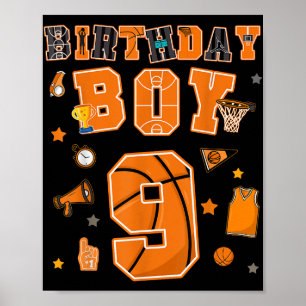 Poster Nove anos de Festa de Basquete 9 anos