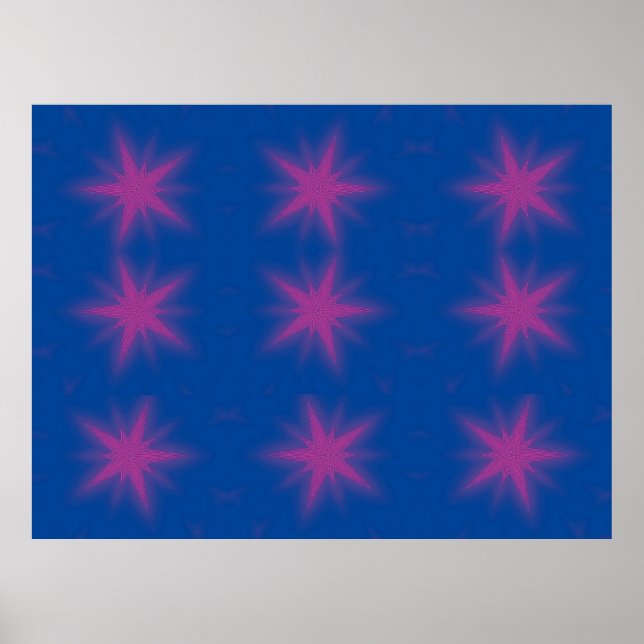 Poster Nove estrelas - Ken Gage Art (Frente)