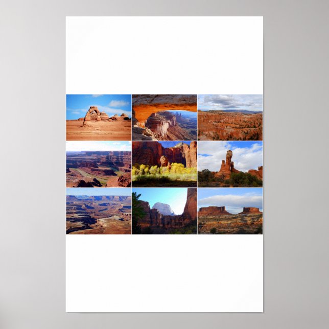Pôster Nove Marcas de Utah (Frente)