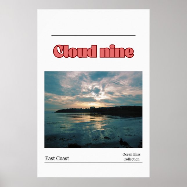 Poster Nove nuvens (Frente)