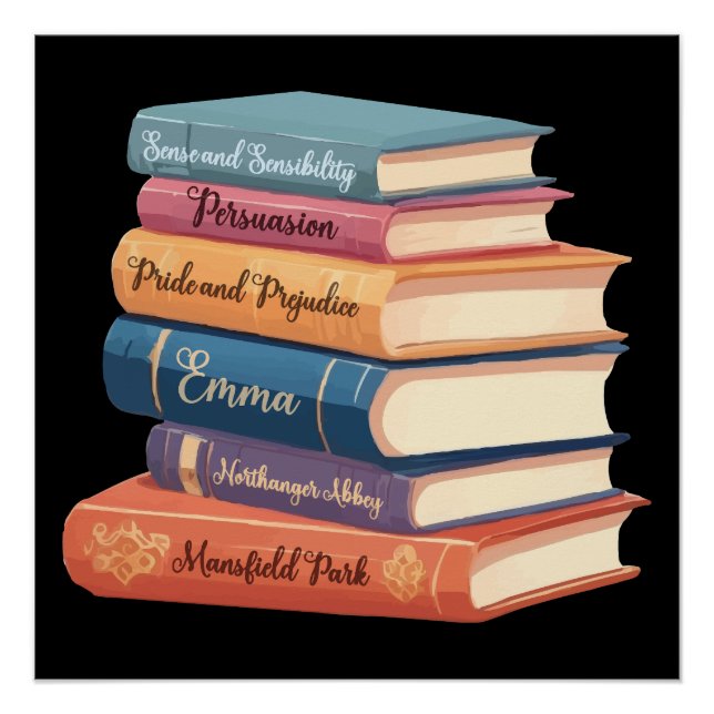 Pôster Novelas de Jane Austen VII (Frente)