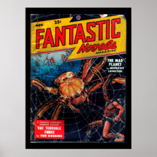 Poster Novelas fantásticas - arte 1948.114_Pulp