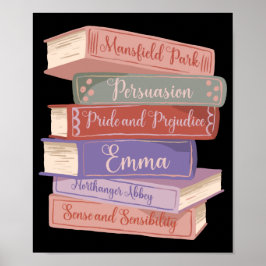 Poster Novels V de Jane Austen