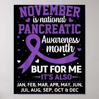 Poster Novembro é o Mês de Conscientização do Câncer de P