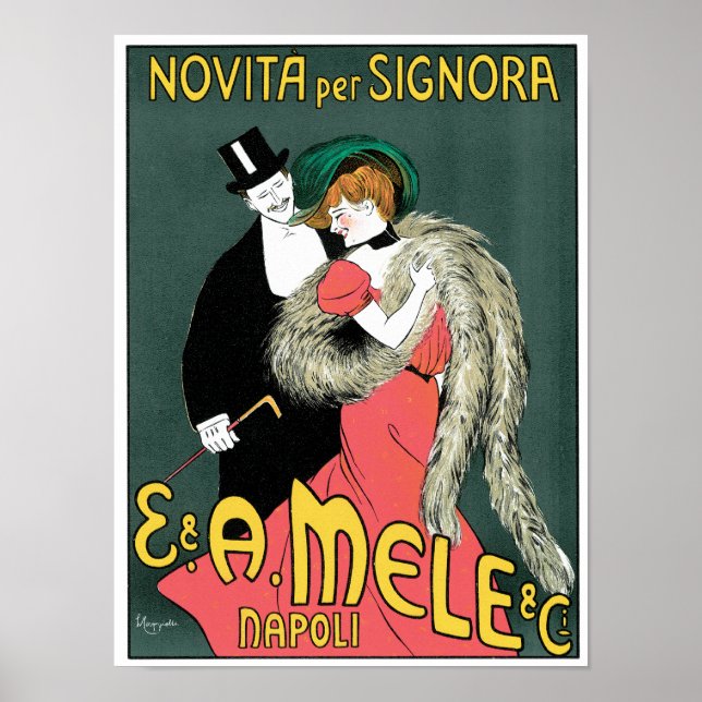 Pôster Novita Per Signora ~ E.A. Mele co. (Frente)