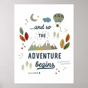 Poster Novo Adventure Inspiron Viagem Cote Novo Home