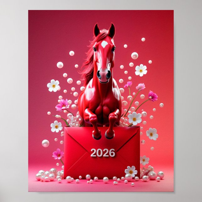 Poster Novo ano chinês 2026 (Frente)