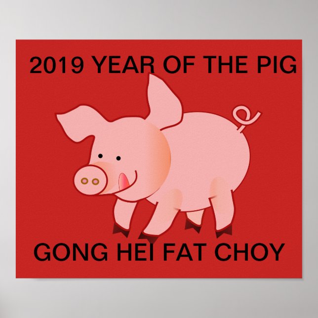 POSTER NOVO ANO CHINÊS DE 2019 (Frente)