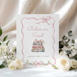 Poster Novo capítulo Bebês-arcos-rosa são doces