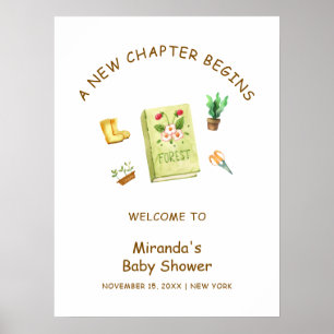 Poster Novo capítulo Chá de fraldas do livro de jardim be
