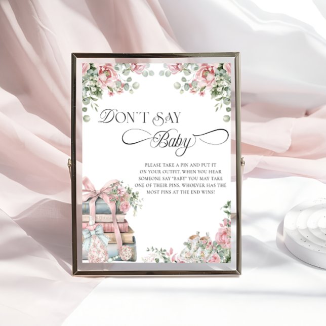 Poster Novo capítulo Storybook Floral Não diga jogo de be (Criador carregado)