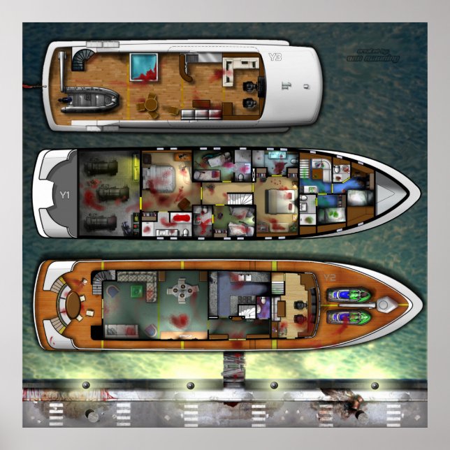 Poster Novo Design de iate (Frente)