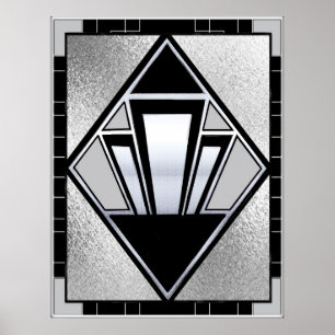 Poster Novo driver de Deco de Arte e Preto
