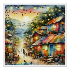 Pôster NOVO HAITI Único, Aruba, Antígua