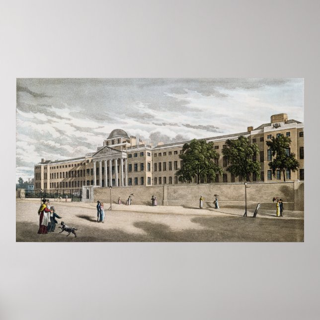 Poster Novo Hospital Bethlem, Ruas. (Frente)