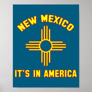 Poster Novo México Fica Na América _1 