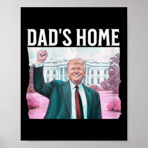 Poster NOVO! O pai Home Trump Está Na Casa Dos Morteiros