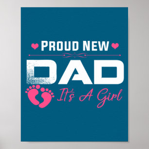 Poster Novo Pai Orgulhoso Promovido Papai