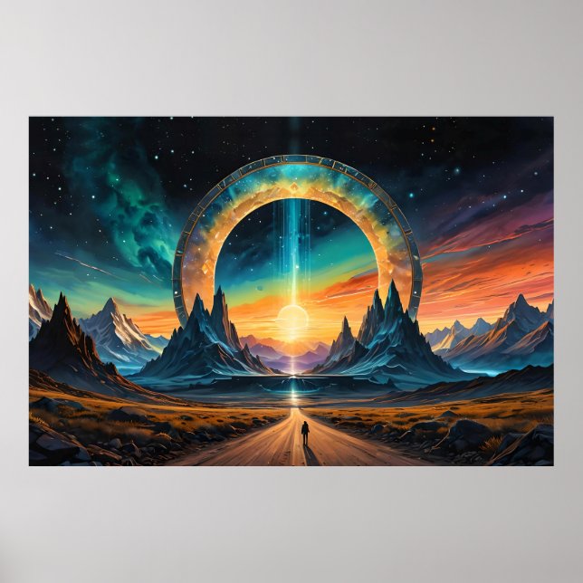 Poster Novos Começos: Passar por um Stargate (Frente)