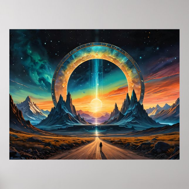 Poster Novos Começos: Passar por um Stargate (Frente)