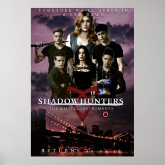 Poster Novos Shadowhunters Dawn 3b