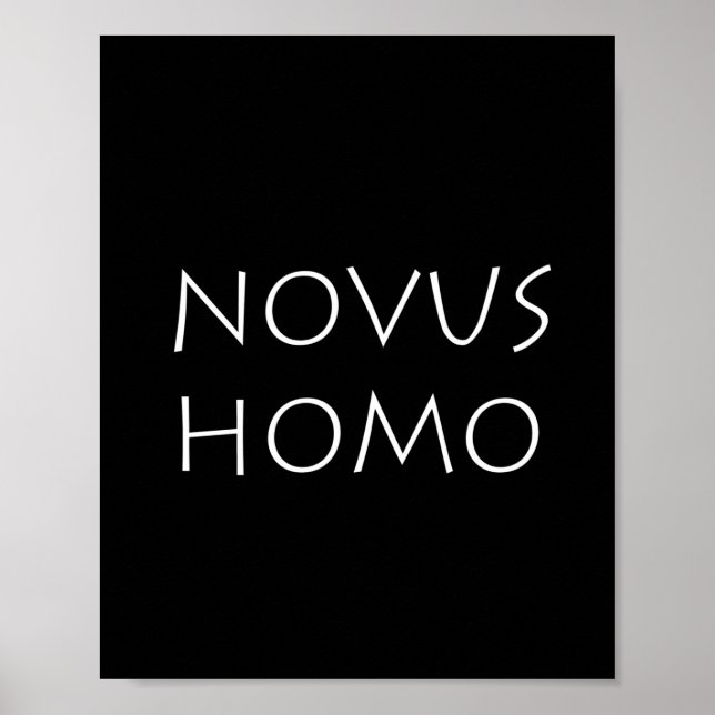 Poster Novus homo (Frente)