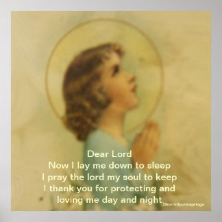 Poster Now I lay Me Down To Sleep......poster