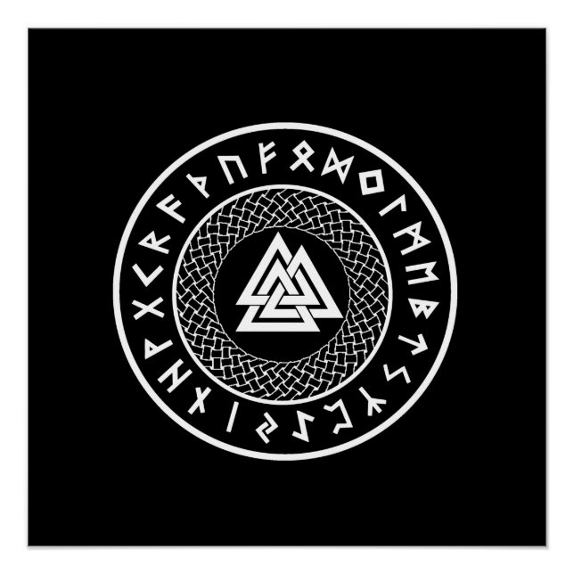 Pôster Noz - Nó de Wotans - Odin Rune (Frente)