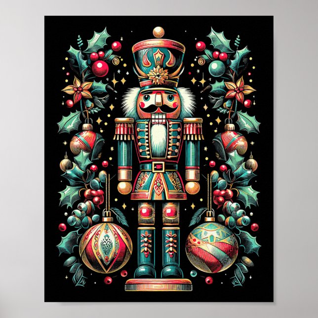 Poster Nozes de Natal Feliz Natal Manhã de Natal (Frente)