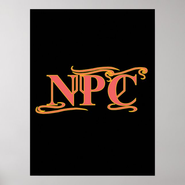 Poster NPC Do Not Maim Rob or Kill Funny RPG (Frente)